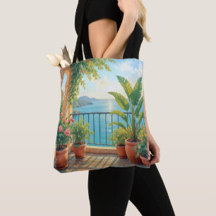 Bolso De Tela Terraza Soleada junto al Mar