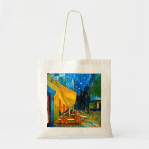 Bolso De Tela Terraza Van Gogh Café de noche