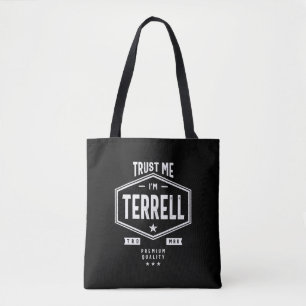 Bolso De Tela Terrell Nombre personalizado Regalo de cumpleaños