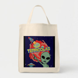 Bolso De Tela terricolas - susto alienígena de humanos