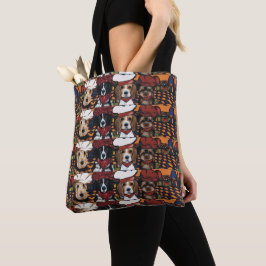 Bolso De Tela Terrier Airedale 