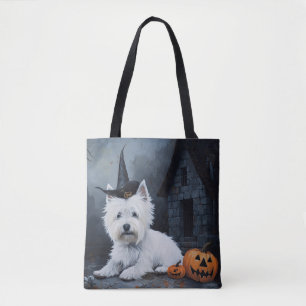 Bolso De Tela Terrier Blanco de las Tierras Altas del Oeste Cala