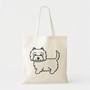 Bolso De Tela Terrier blanco de las tierras altas occidentales P