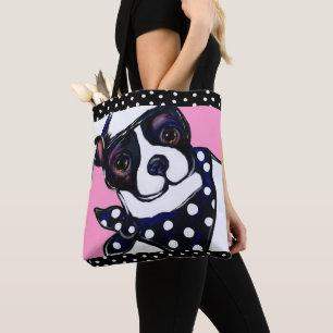 Bolso De Tela Terrier de Boston