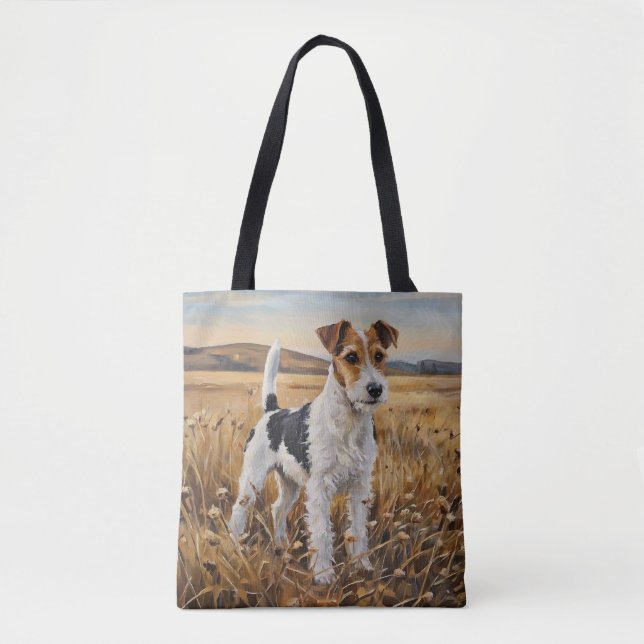 Bolso De Tela Terrier de zorro (Anverso)