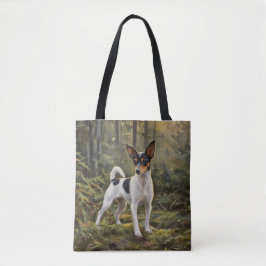 Bolso De Tela Terrier de zorro de juguete