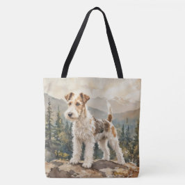 Bolso De Tela Terrier de zorro de pelo duro