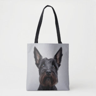 Bolso De Tela Terrier escocés