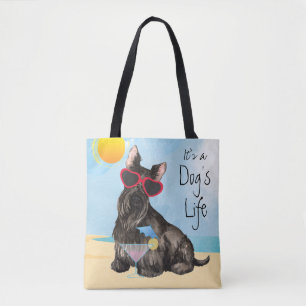 Bolso De Tela Terrier escocés de verano