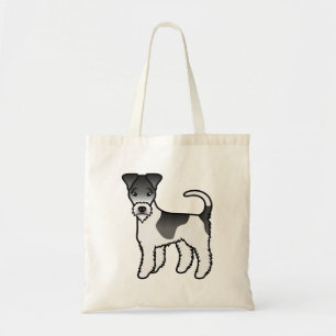 Bolso De Tela Terrier Fox de Alambre Negro Perro de Dibujos Anim