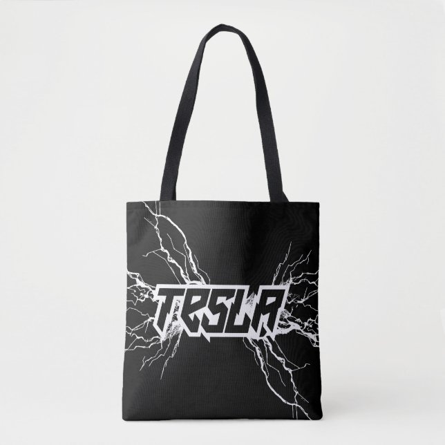 Bolso De Tela Tesla (Anverso)