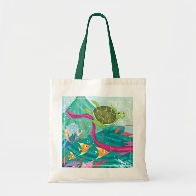 Bolso De Tela Tesoros ocultados del océano (Frente)
