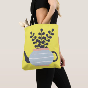 Bolso De Tela Tetera moderna y sencilla con tonos pastel