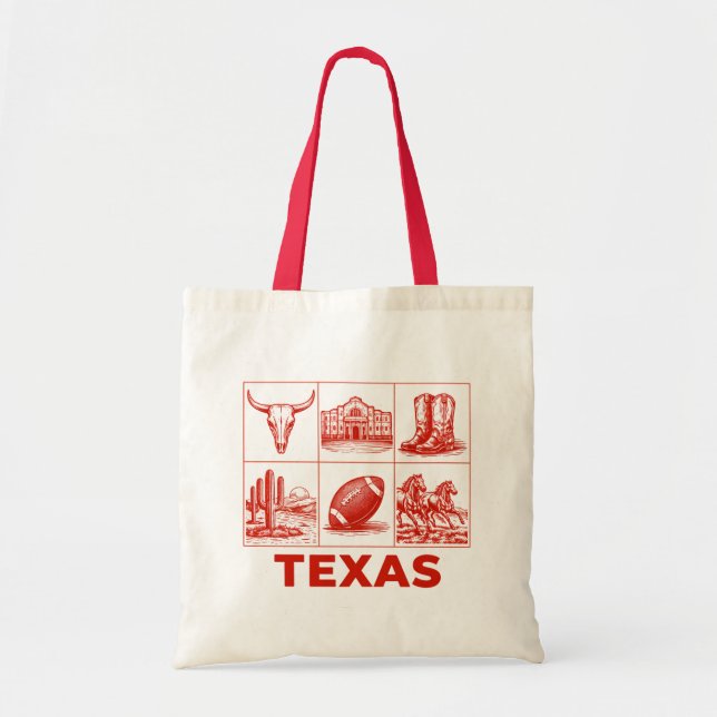 Bolso De Tela Texas (Frente)