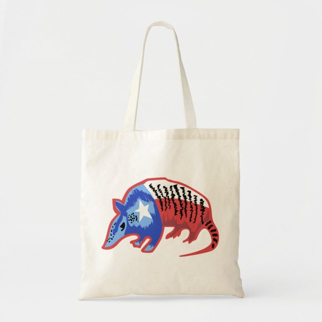 Bolso De Tela Texas Armadillo (Frente)