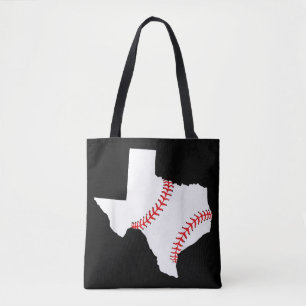Bolso De Tela Texas Béisbol Estado divertido Texas Béisbol