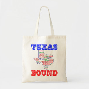 Bolso De Tela TEXAS BOUND, mudándose a Texas