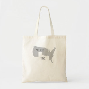 Bolso De Tela Texas Not Texas With America Map