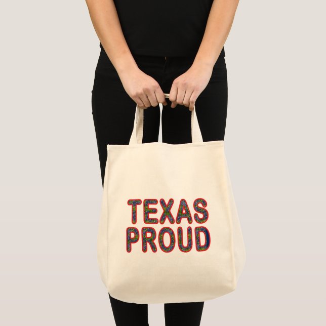 Bolso De Tela Texas Proud Bluebonnet (Anverso (producto))
