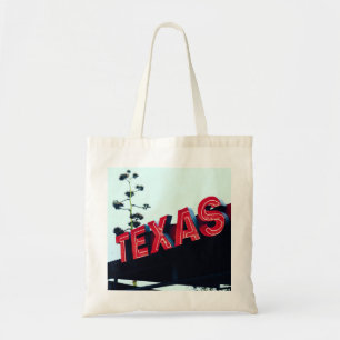 Bolso De Tela Texas Red Neon Lights USA America