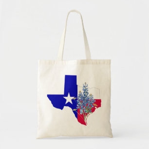 Bolso De Tela Texas y Bluebonnets