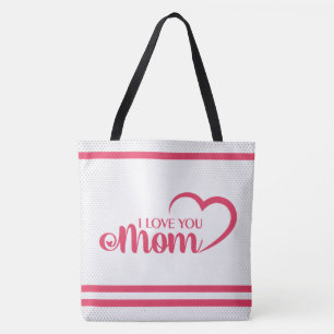 Bolso De Tela Texto de diseño lindo a la mejor mamá de todos los