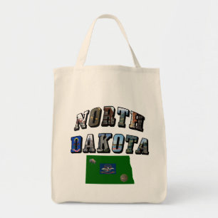 Bolso De Tela Texto de imagen de Dakota del Norte