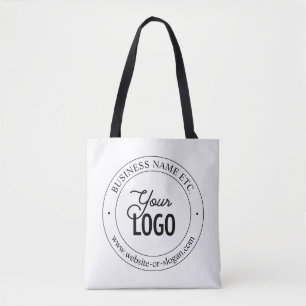 Bolso De Tela Texto de Personalizable y sustitución de logotipos