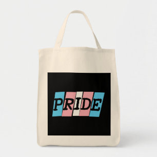 Bolso De Tela Texto del Orgullo Transgénero