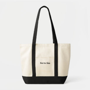 Bolso De Tela Texto personalizado