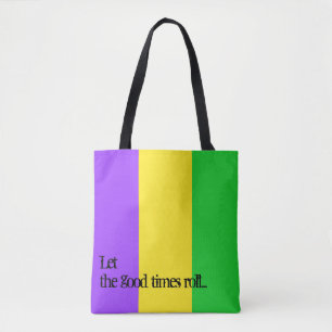 Bolso De Tela Texto Personalizado de los colores del carnaval de