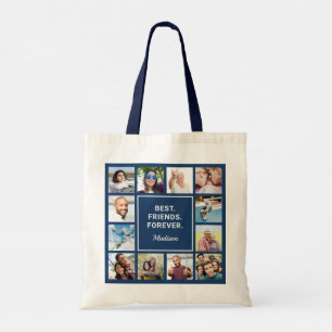 Bolso De Tela Texto personalizado y sus fotos