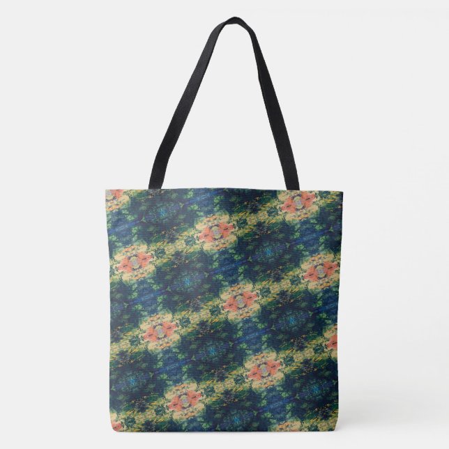 Bolso De Tela Textura #13 de la obra Maritimo (Anverso)