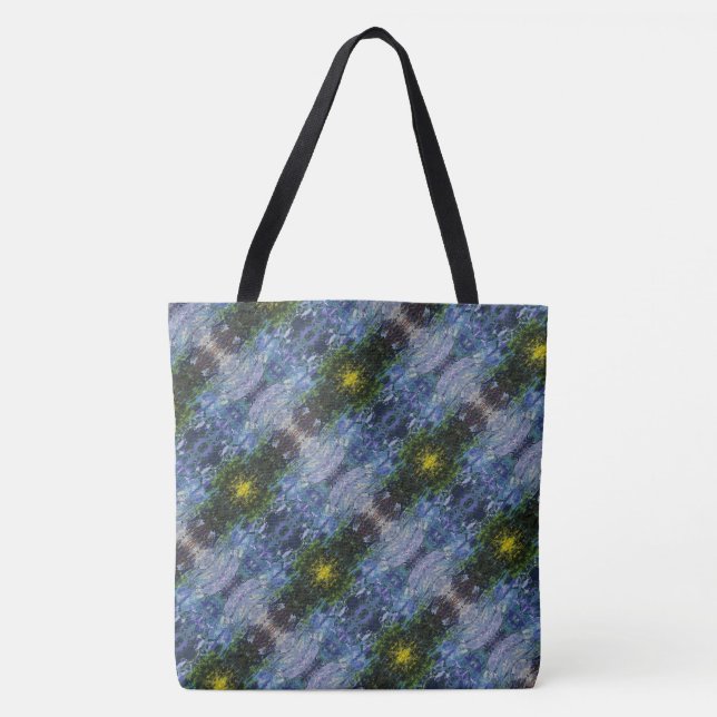 Bolso De Tela Textura #1 de la obra Maritimo (Anverso)