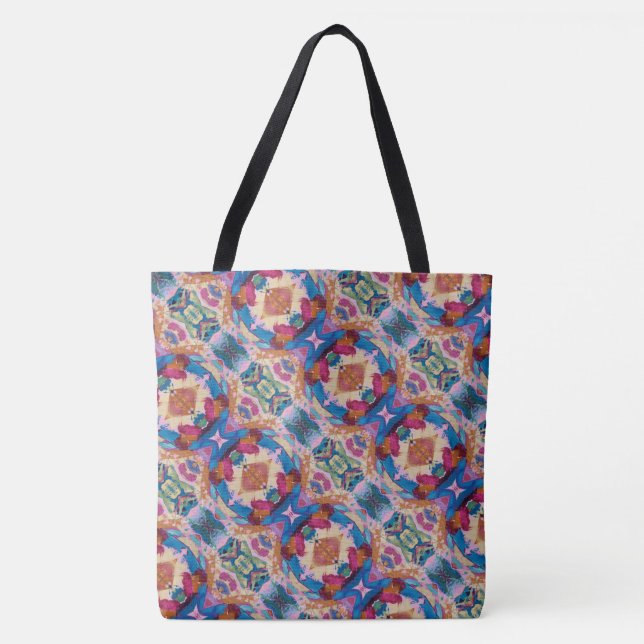 Bolso De Tela Textura #5 de la obra Piña (Anverso)