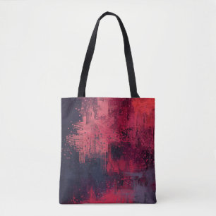 Bolso De Tela Textura abstracta. 2.º ilustracion. Mano expresiva
