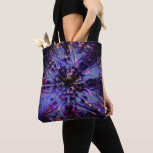 Bolso De Tela Textura áspera quemada violeta oscura a morado man
