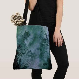 Bolso De Tela Textura de esquinas negras con grunge de acuarela