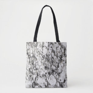 Bolso De Tela Textura de granito Fondo de mármol negro