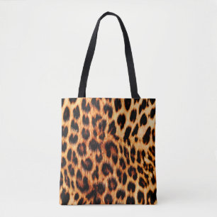 Bolso De Tela Textura de leopardo, patrón de animales africanos