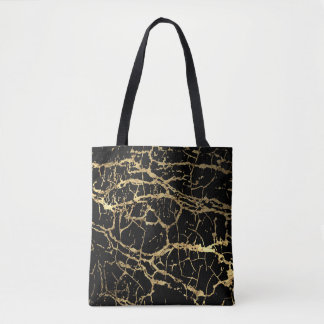 Bolso De Tela Textura de Mármol Dorado: Elemento de Diseño de Lu