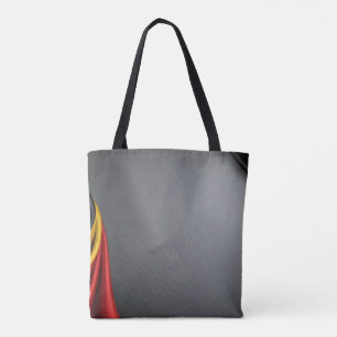 Bolso De Tela Textura de seda de bandera alemana