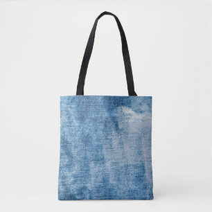 Bolso De Tela Textura de vaqueros de denim azul