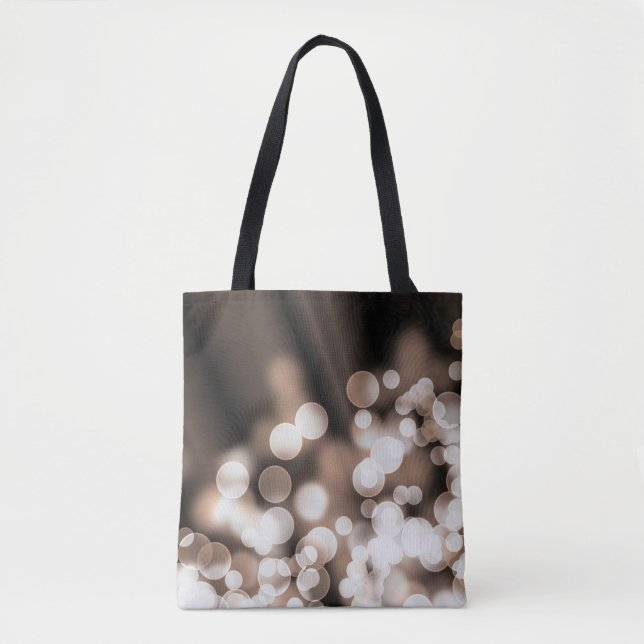 Bolso De Tela Textura del efecto de Bokeh (Anverso)