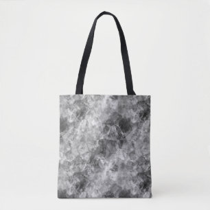 Bolso De Tela Textura en bruto de carbón vegetal
