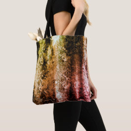 Bolso De Tela Textura fibrosa rara y manchas quemadas o sucias