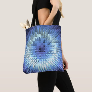 Bolso De Tela textura geométrica abstracta del poligonal