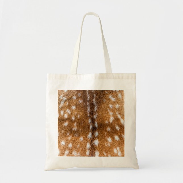 Bolso De Tela Textura manchada de la piel de los ciervos (Frente)
