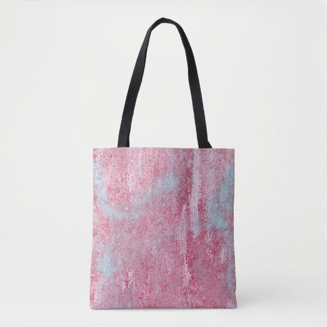 Bolso De Tela textura metalizado con arañazos y grietas abstract (Anverso)
