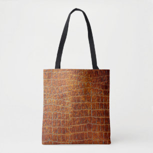 Bolso De Tela Textura vieja de cuero animal marrón